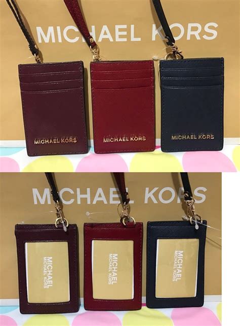 michael kors lanyard id holder|mk id holder.